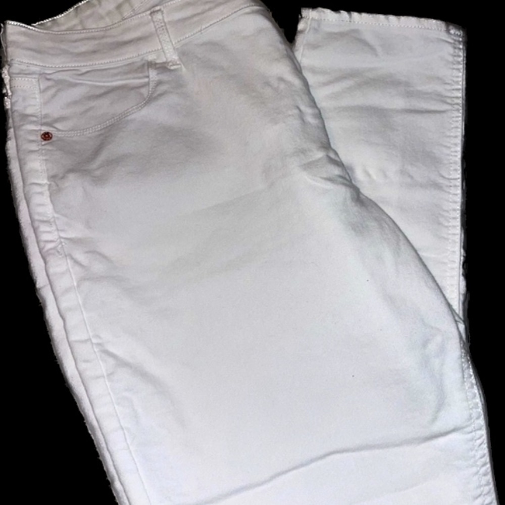 Old navy super skinny white jeans